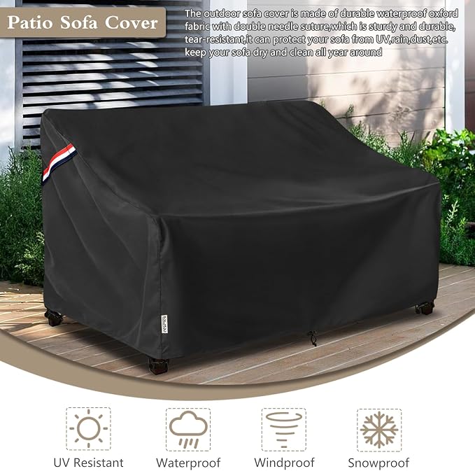 Outdoor Furniture Covers Waterproof Heavy Duty 3 Seater Outdoor Couch Cover - Image 5
