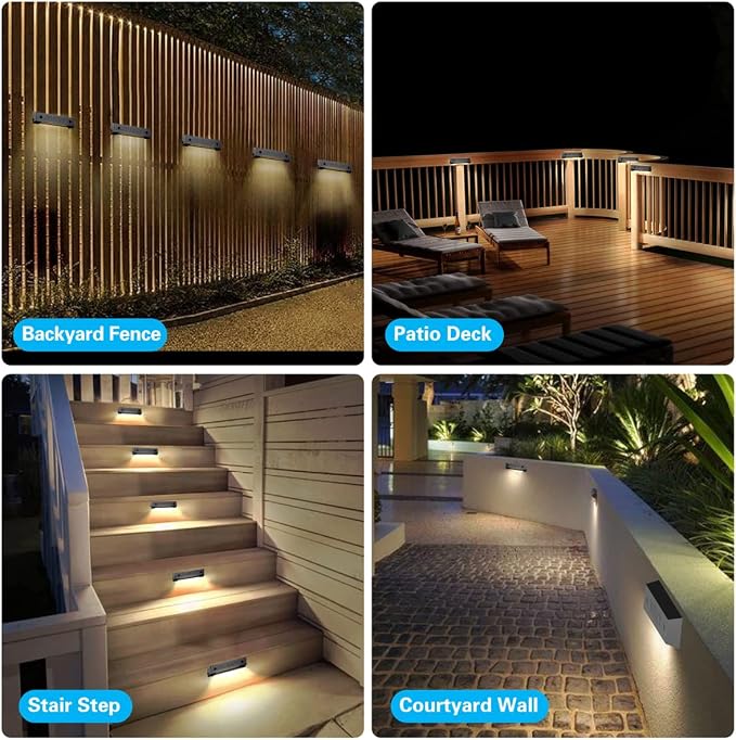 6 Pack Low Voltage AC/DC 12V LED Landscape Deck Light, Outdoor Retaining Wall - Image 8