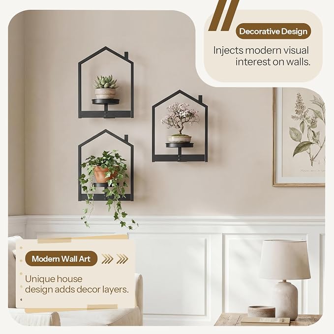 HOOBRO Wall Plant Holder, Wall Planters - Image 3