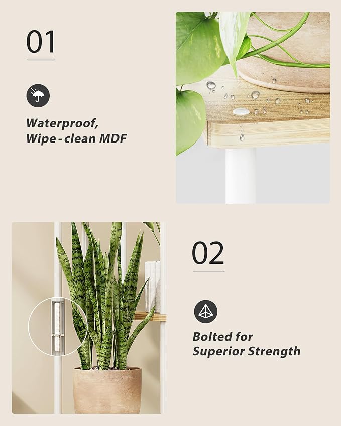 Tall Plant Stand Indoor 5 Tiered Plant Shelf - Image 6