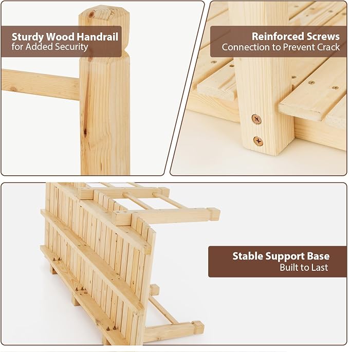 Giantex 5 ft Garden Bridge - Image 3