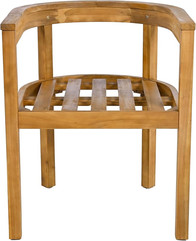 Christopher Knight Home Kclent Patio Acacia Wood Dining Set - Image 9