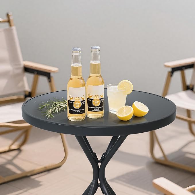 Outdoor Coffee Table with Tempered Glass Top - Image 5