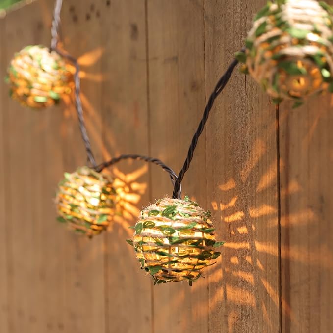 Decorative Lantern String Lights, Outdoor Plug in Hanging Lights - Image 7