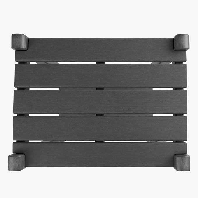 WestinTrends Malibu 36" Outdoor Adirondack HDPE 2-Tier Patio Side Table - Image 9