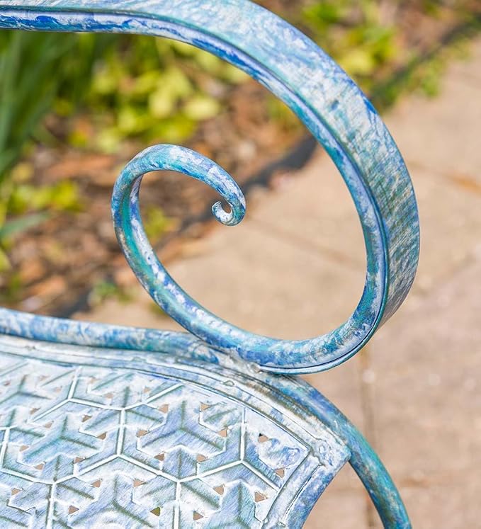 Evergreen Garden Mermaid Garden Bench Outdoors & Indoors | Cast Iron Metal - Image 5