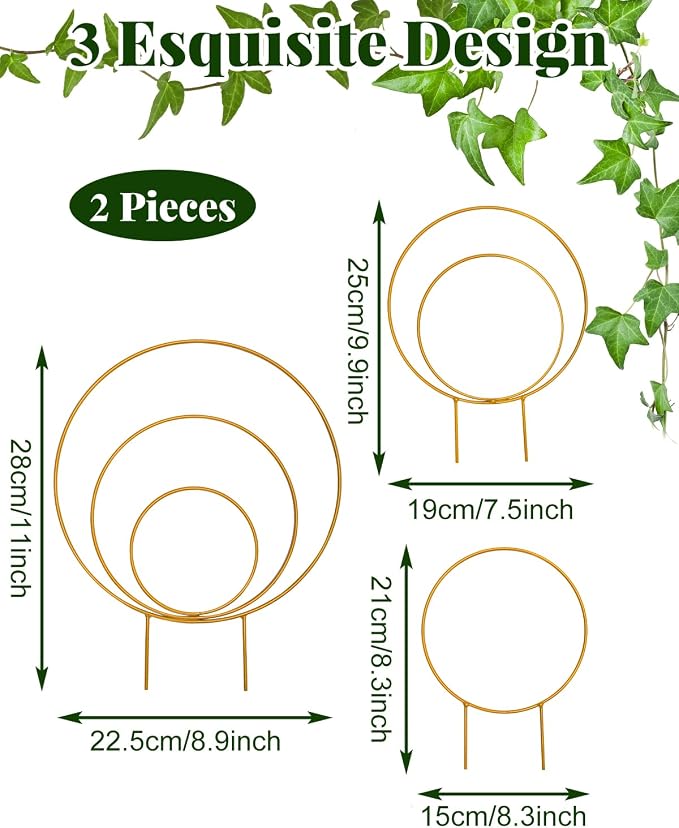Unique Round Hoya Trellis, Garden Trellis Plant Support - Image 6