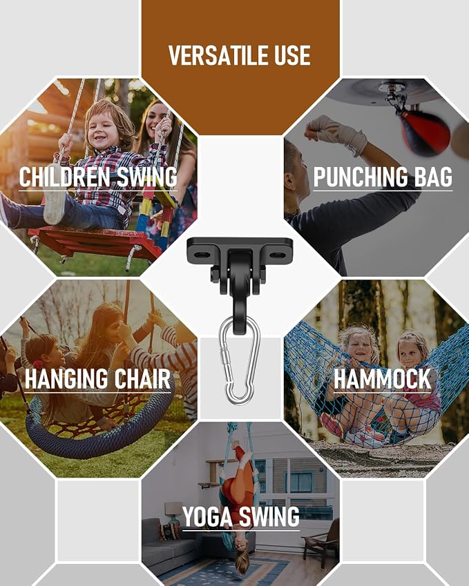 Heavy Duty Porch Swing Hangers Kit, - Image 7