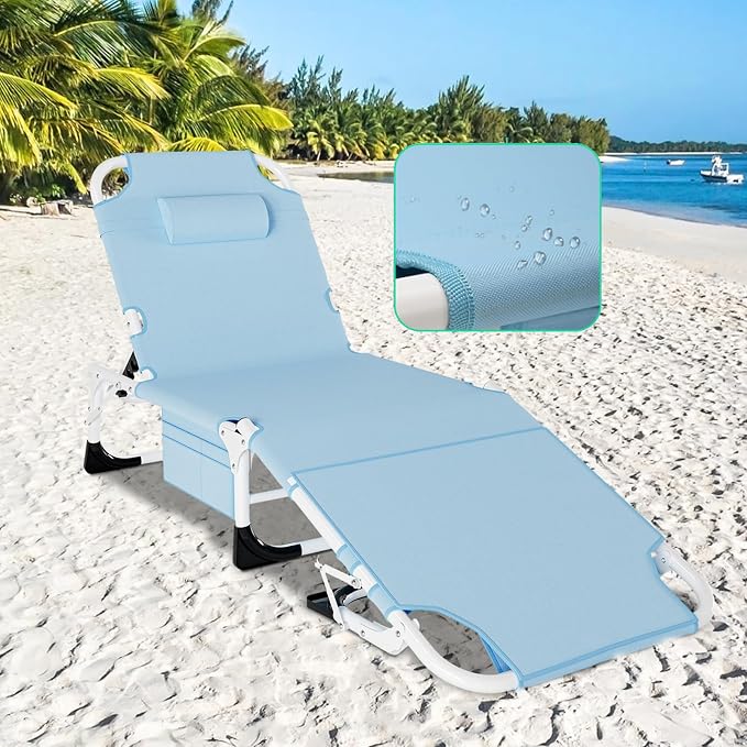 LILYPELLE Folding Chaise Lounge Chair - Image 9