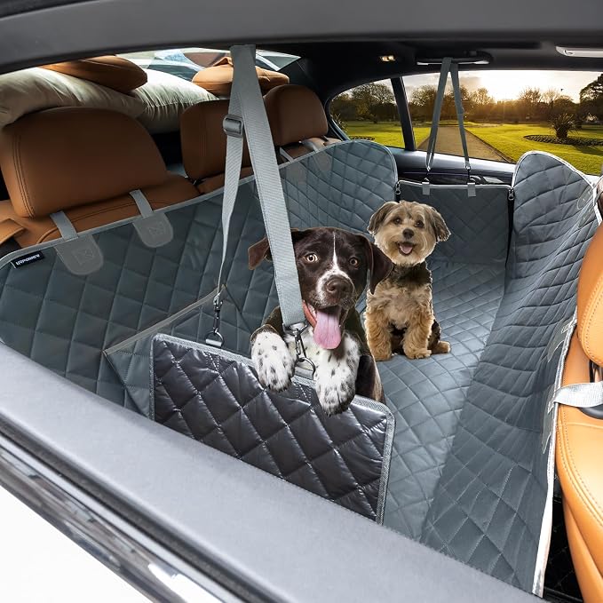 URPOWER Dog Car Seat Cover for Pets 100% Waterproof Seat Cover Hammock 600D - Image 2