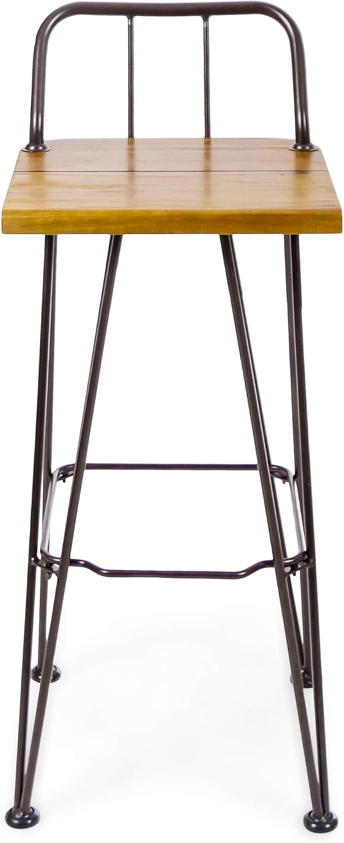 Christopher Knight Home Leonardo Outdoor Industrial Acacia Wood Barstools - Image 4