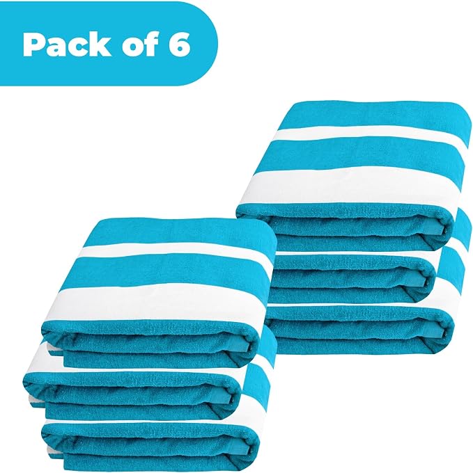 Superior Cabana Cotton Lounge Chair Cover, Outdoor Towel/Chaise Furniture Covers - Image 6