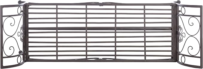 Safavieh PAT5016B Outdoor Collection Adina Rustic Brown Wrought Iron 51-inch - Image 5
