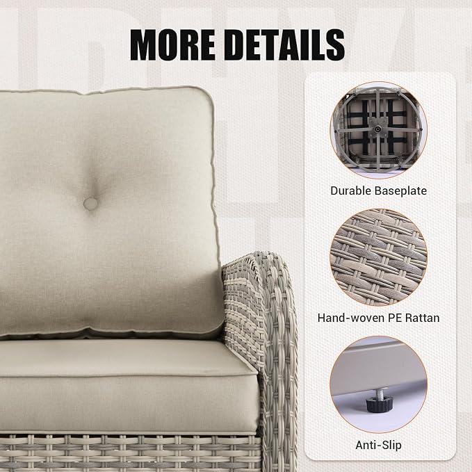 16-Piece Outdoor Patio Furniture Set - Image 9