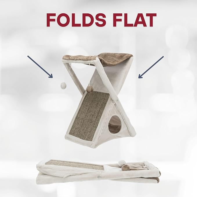 TRIXIE Miguel Fold and Store Cat Hammock, Indoor Cat Furniture - Image 5