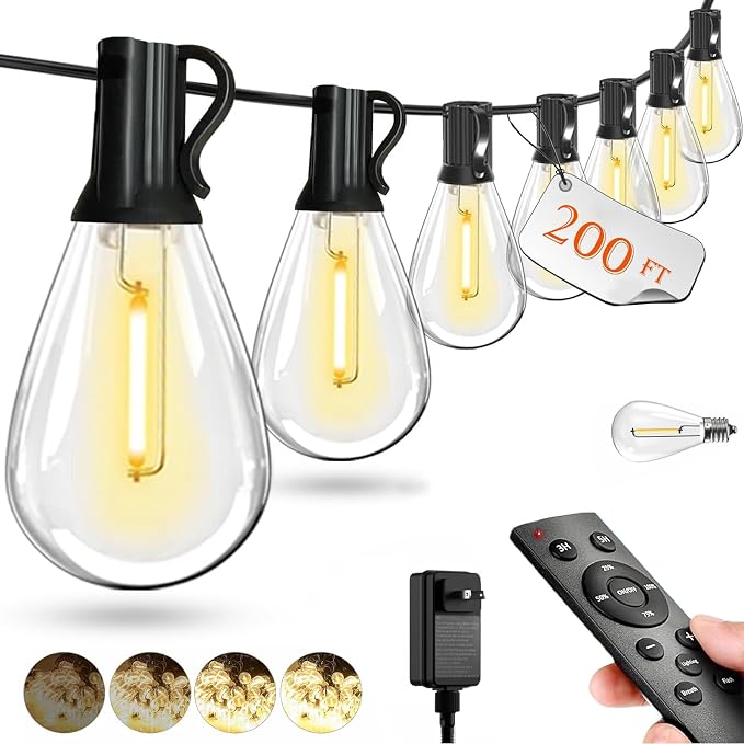 200FT LED Outdoor String Lights by ReemeerLEDStripLights