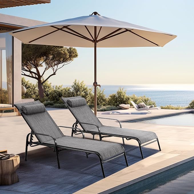 EROMMY Patio Chaise Lounge - Image 9
