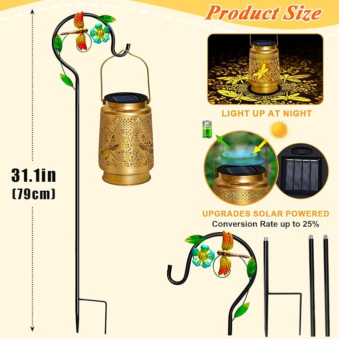 Dragonfly Solar Lanterns Outdoor Waterproof - Image 5