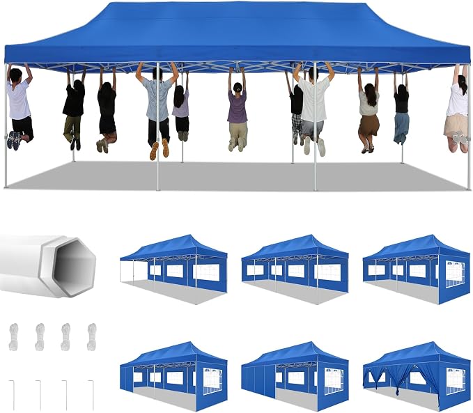COBIZI 10x30 Heavy Duty Pop up Canopy Tent by COBIZI