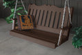 A & L Furniture Poly Royal English Porch Swing, Tudor Brown by Unknown
