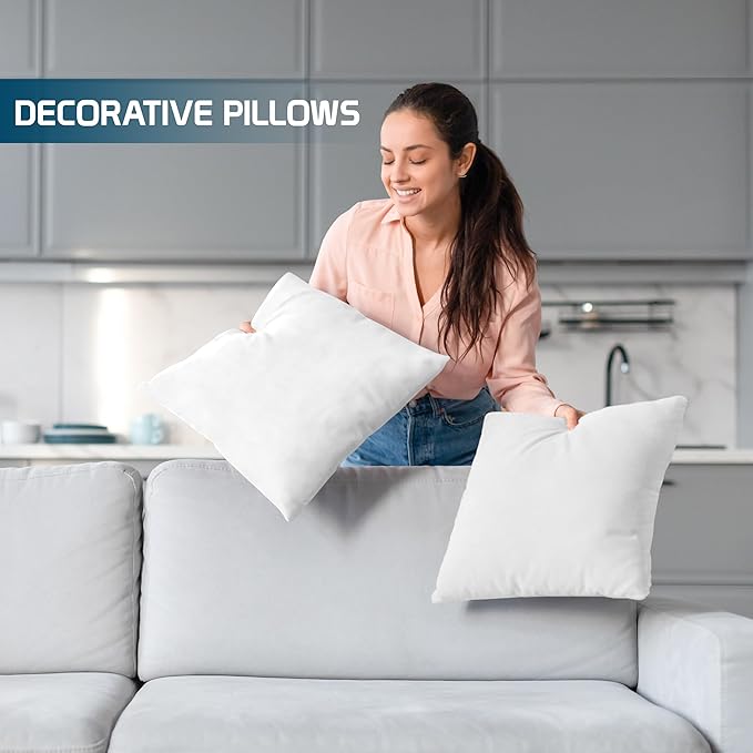 Utopia Bedding Throw Pillows, 18 x 18 Inches Pillows - Image 3