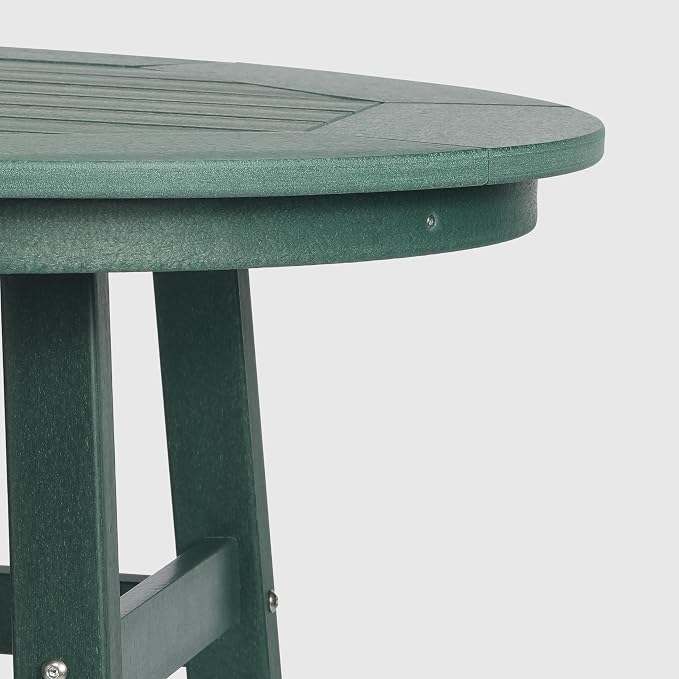 WestinTrends Malibu 5-Piece HDPE Outdoor Patio Dining Bar Bistro Table Set - Image 7