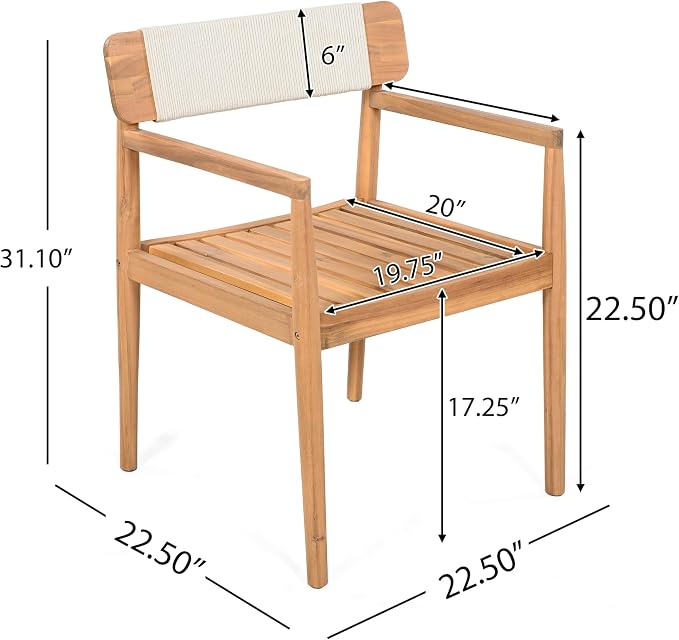 Merax 5 Pieces Patio Dining Sets - Image 5