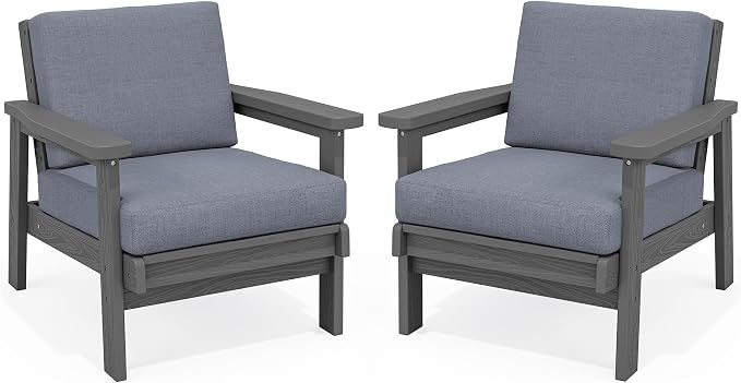 SERWALL HDPE Outdoor Couch Set of 2 by SERWALL