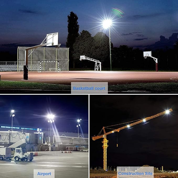 300W LED Flood Light Outdoor, 2000W Equivalent 5000K Daylight White Super - Image 6