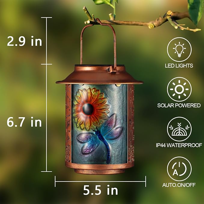 Dragonfly Solar Lanterns Outdoor Waterproof, Birthday Gifts - Image 5