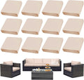 Outdoor Cushion Covers Set, Replacement by SUKAIKEQA