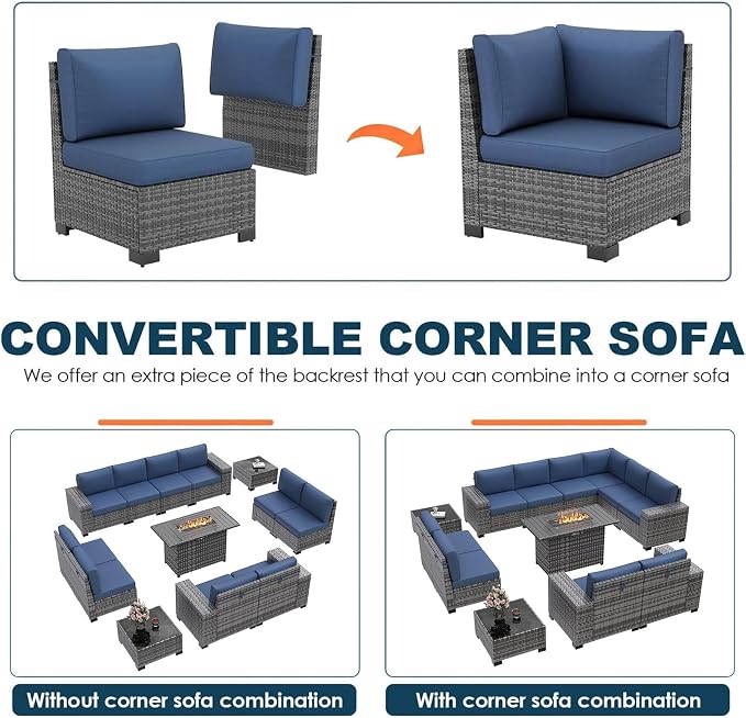 13 Piece Patio Furniture Set - Image 6