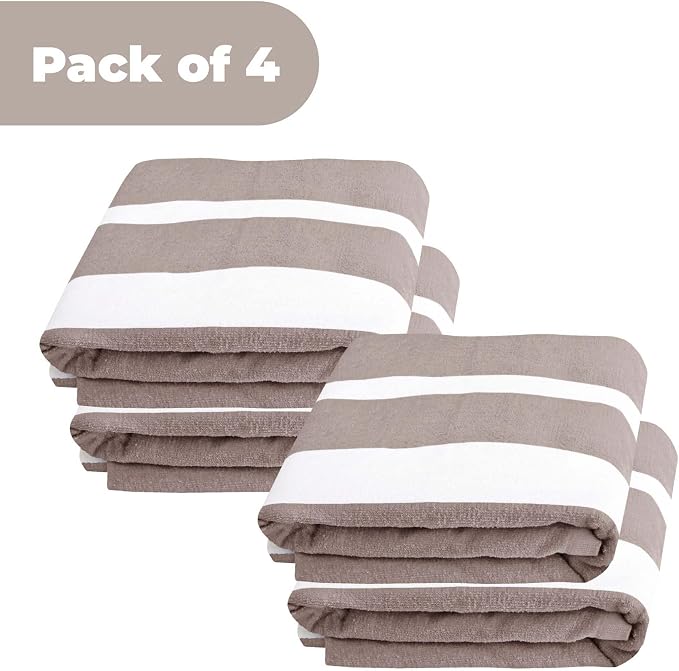 Superior Cabana Cotton Lounge Chair Cover, Outdoor Towel/Chaise Furniture Covers - Image 6