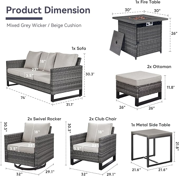 Belord Patio Furniture Set - Image 2