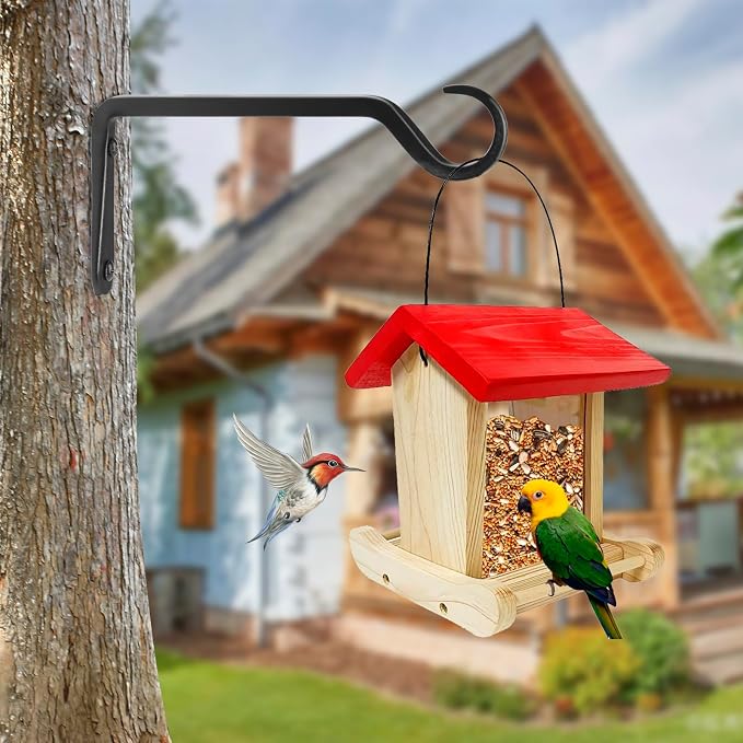 8 inch Plant Hanger, Sturdy Hanging Plant Bracket Outdoor, Hanging Plant Wall - Image 3