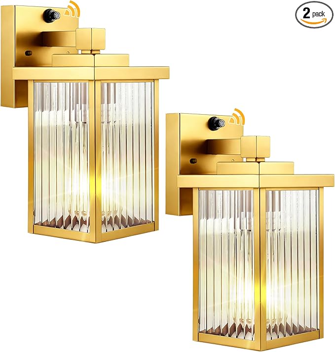 2 Pack Dusk to Dawn Outdoor Lighting, Waterproof Outdoor Porch Light by hameso