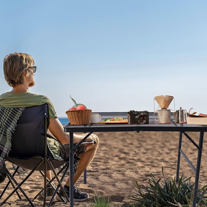 3x2 FT Folding Grill Table, Portable Camping Table - Image 2