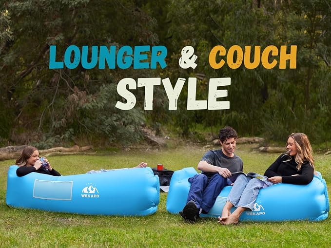 WEKAPO Inflatable Couch Air Lounger Chair - Image 7