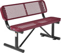 Global Industrial 48" L Outdoor Steel Bench by GlobalIndustrial