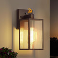 WIHTU Oil Rubbed Bronze Dusk to Dawn Porch Lights Fixtures by WIHTU