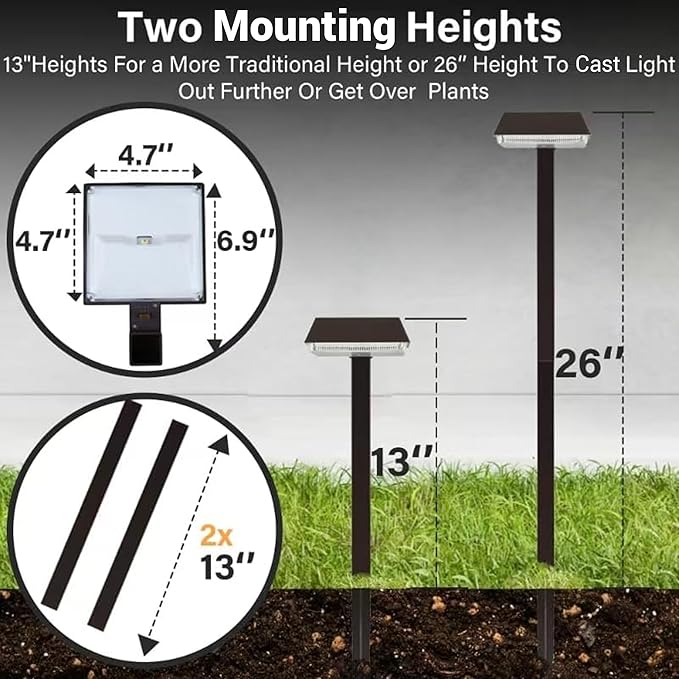 Bobcat Solar Pathway Lights Outdoor Super Bright 300 lumens - Image 2