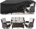 Patio Furniture Cover for 5 Pieces Set-Waterproof 600D Oxford Fabric Cover for by Aacabo