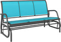 Outsunny 3-Person Patio Glider Bench, Outdoor Porch Glider Swing by Outsunny
