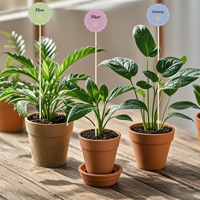 40 PCS Bamboo Plant Stakes 18 Inch, Wood Plant Support - Image 9