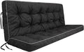 Outside Benches Cushion with Backrest, Thicken Waterproof Swing Cushions 2/3 by Unknown