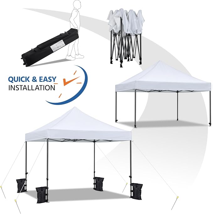 Yaheetech Canopy Tent, Commercial Instant Heavy Duty Canopy, 500D Waterproof - Image 7