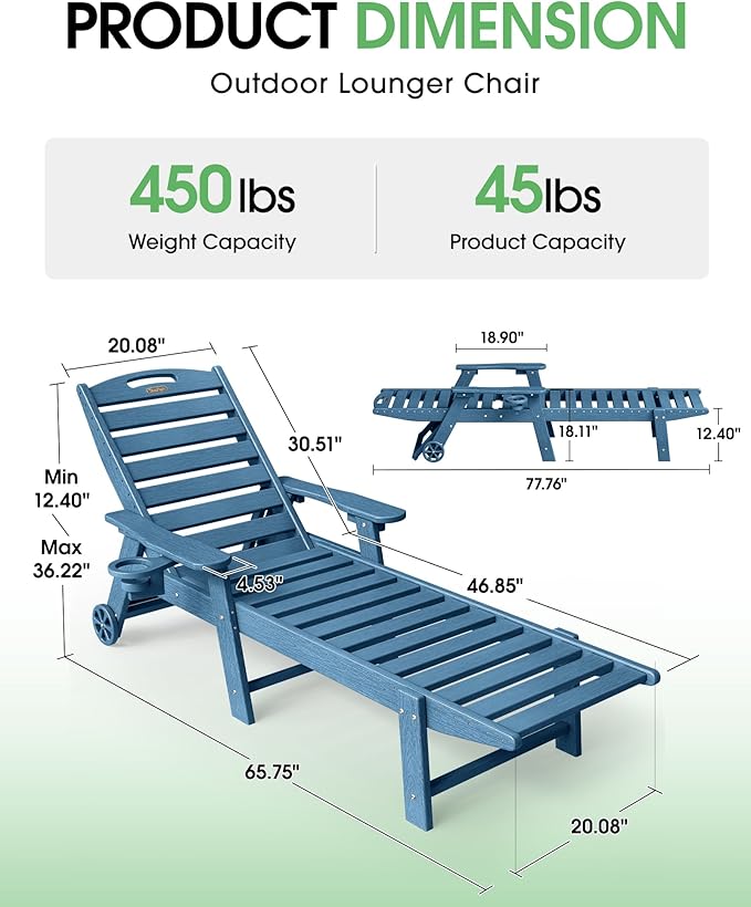 Lounge Chair Outdoor Set of 4 - Image 2