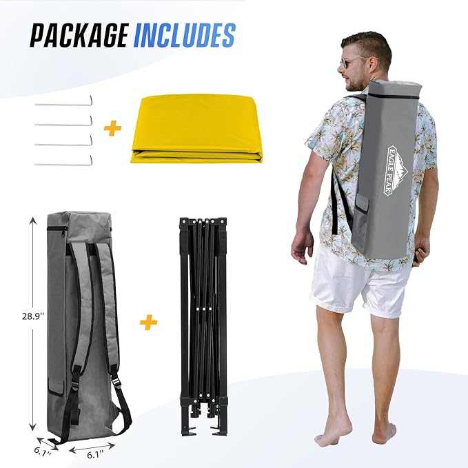 EAGLE PEAK 8x8 Pop Up Canopy Tent - Image 9