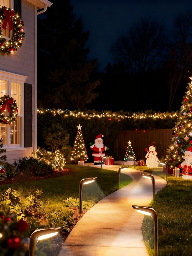 Solar Pathway Lights Outdoor 4 Pack - Image 6