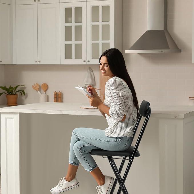 Thyle 1 Pcs Folding Bar Stool - Image 2